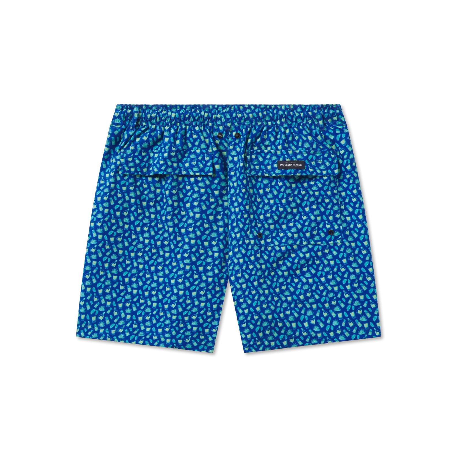 Southern Marsh 21 Harbor Swim Trunk - Salt & Lime