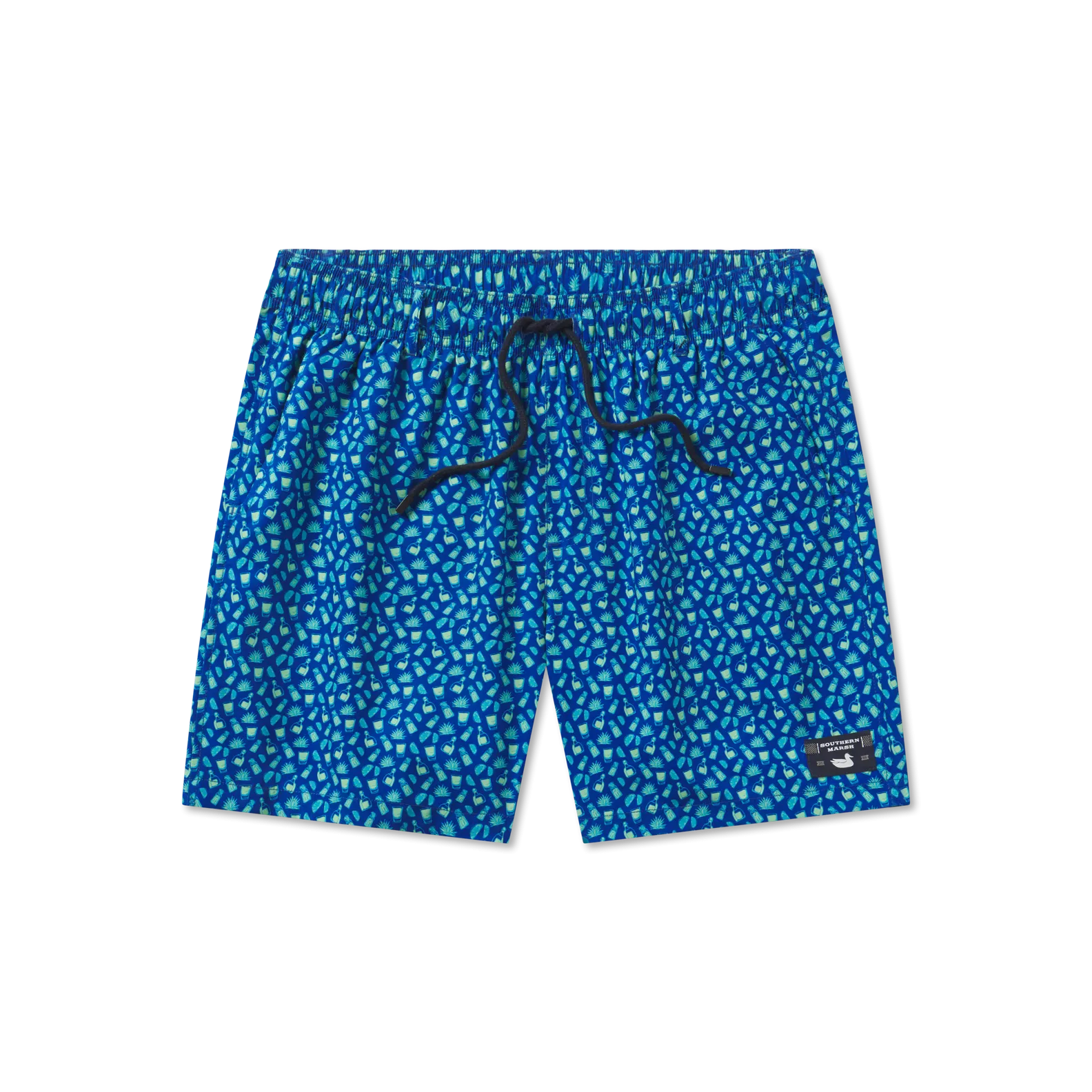 Southern Marsh 21 Harbor Swim Trunk - Salt & Lime