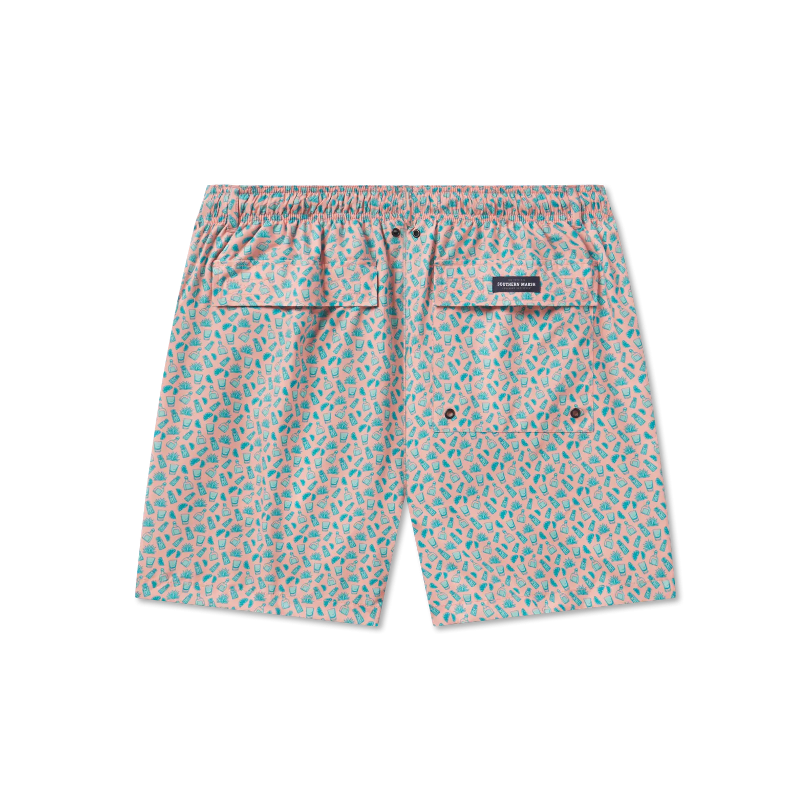Southern Marsh 21 Harbor Swim Trunk - Salt & Lime