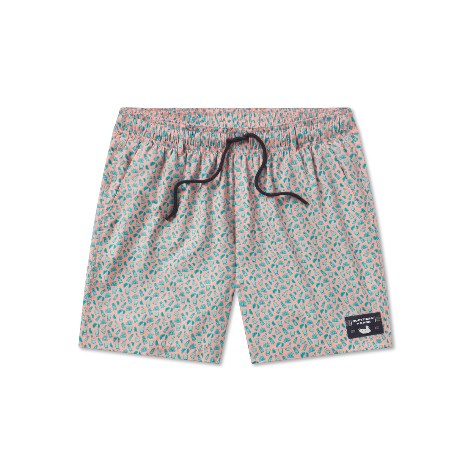 Southern Marsh 21 Harbor Swim Trunk - Salt & Lime