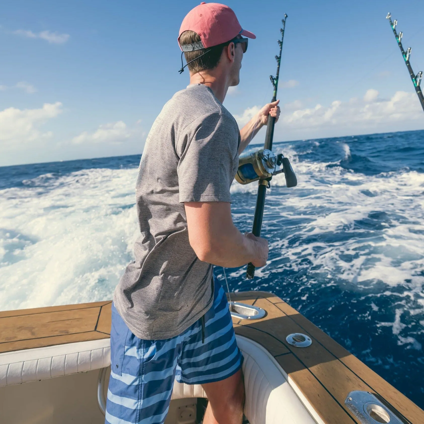 Southern Marsh 21 Harbor Swim Trunk - Stripe Fade