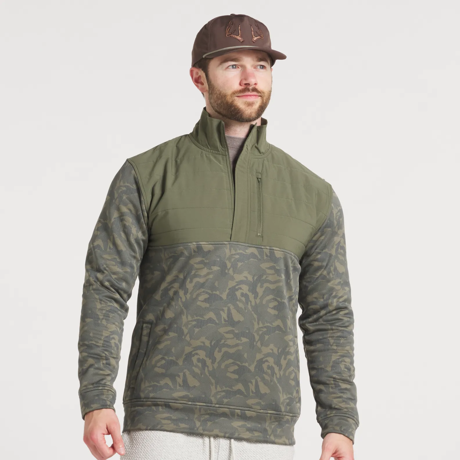 Southern Marsh 21 Harris Stretch Pullover - Duck Camo