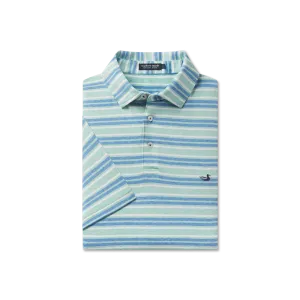 Southern Marsh 21 Havana Performance Polo - Zapata Stripe