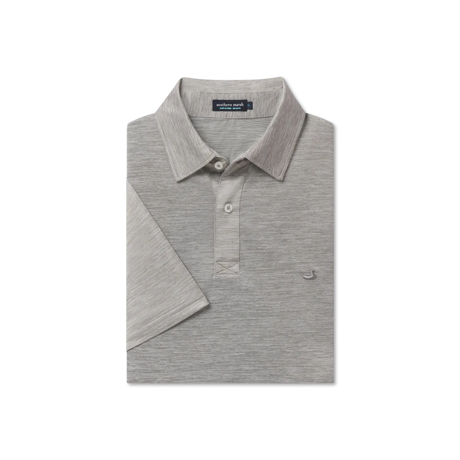 Southern Marsh 21 Havana Striped Performance Polo