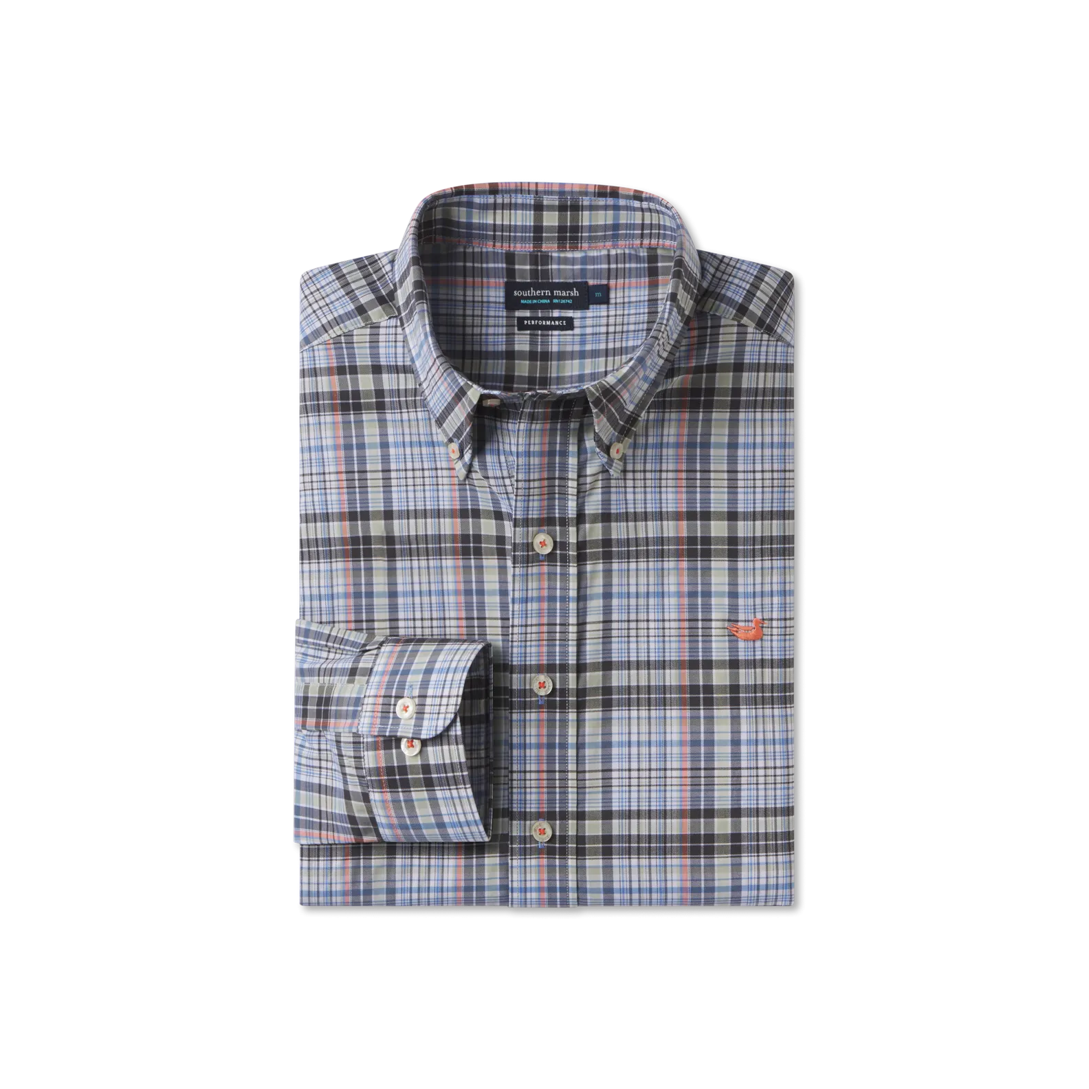 Southern Marsh 21 Hays Performance Check Dress Shirt