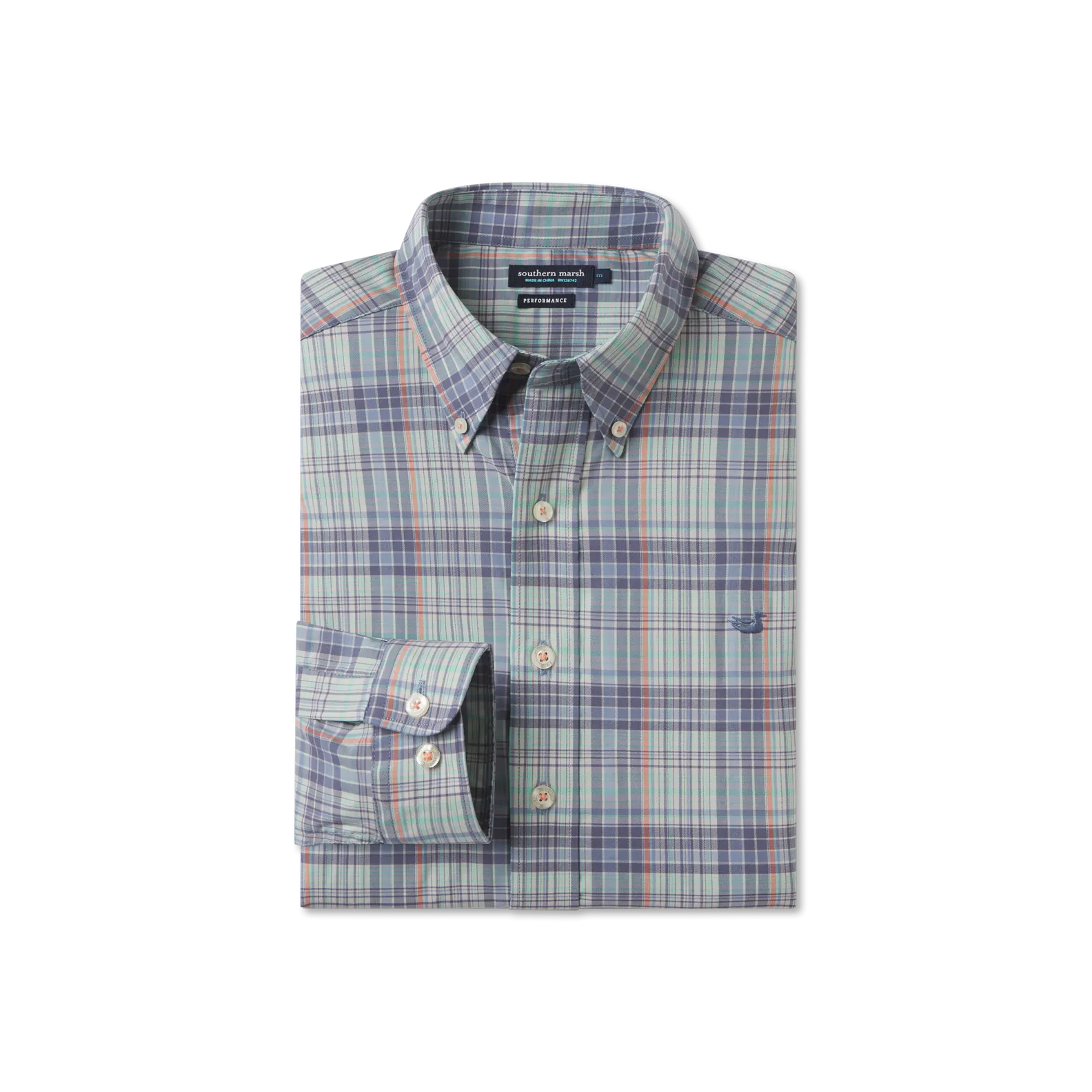 Southern Marsh 21 Hays Performance Check Dress Shirt