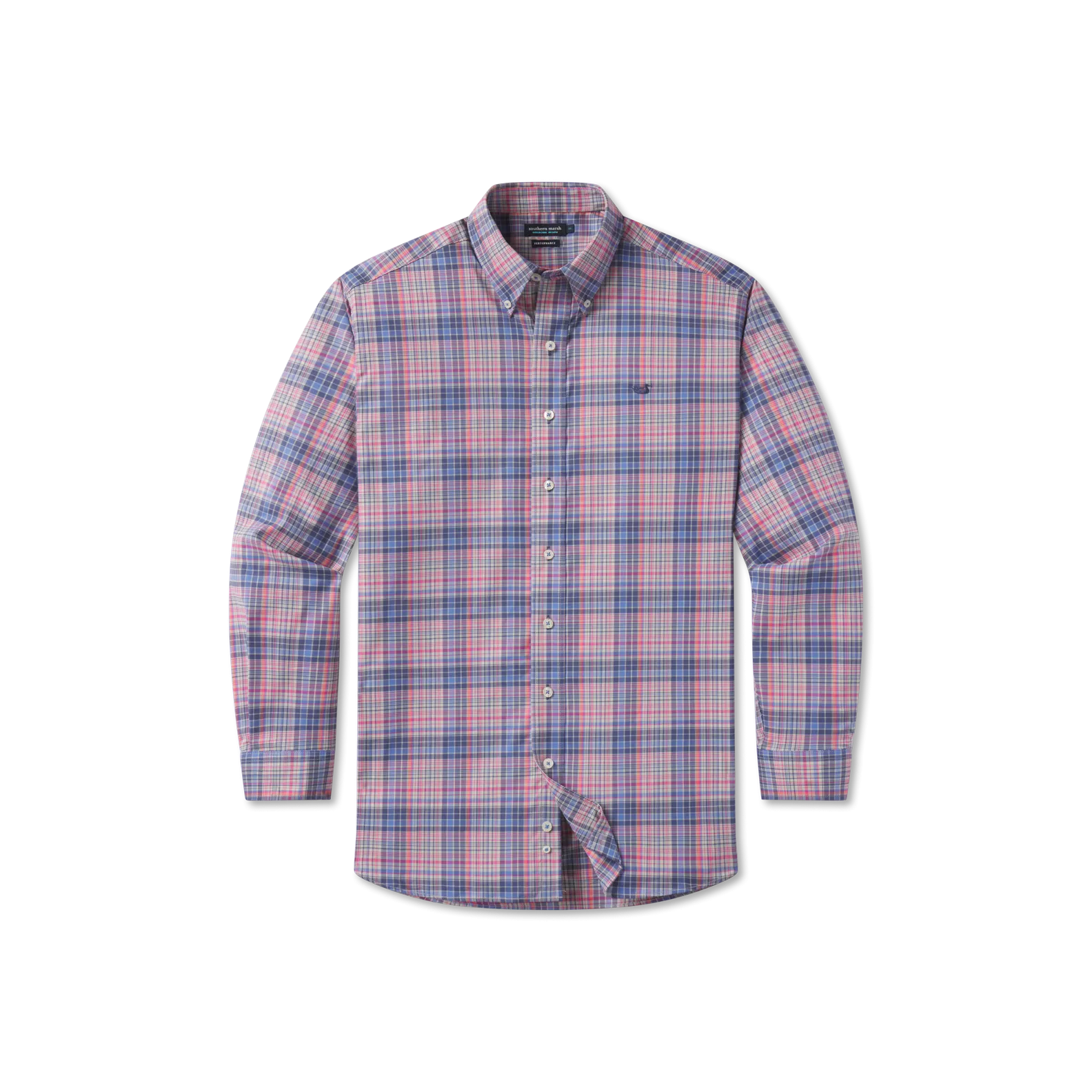 Southern Marsh 21 Hays Performance Check Dress Shirt