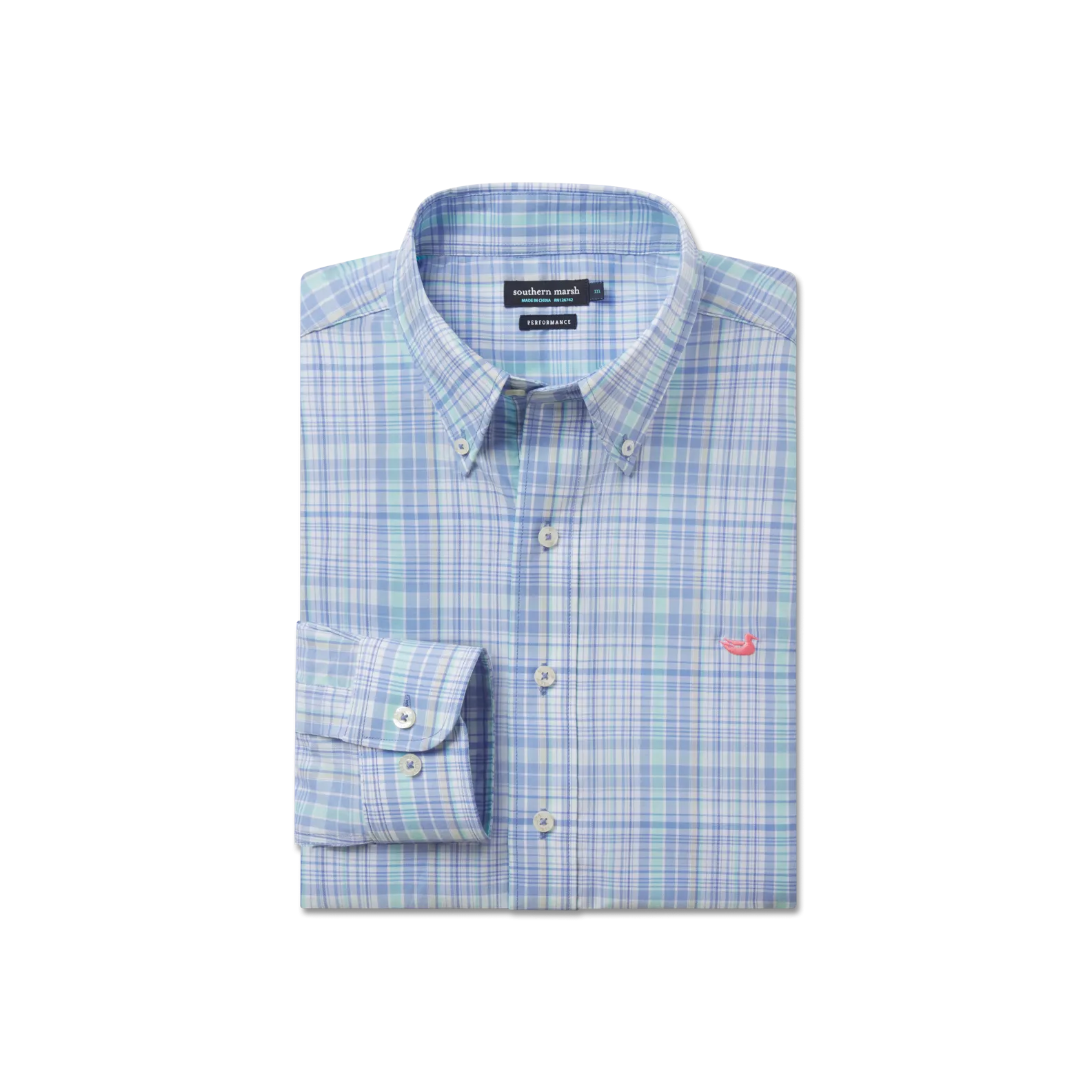 Southern Marsh 21 Hays Performance Check Dress Shirt