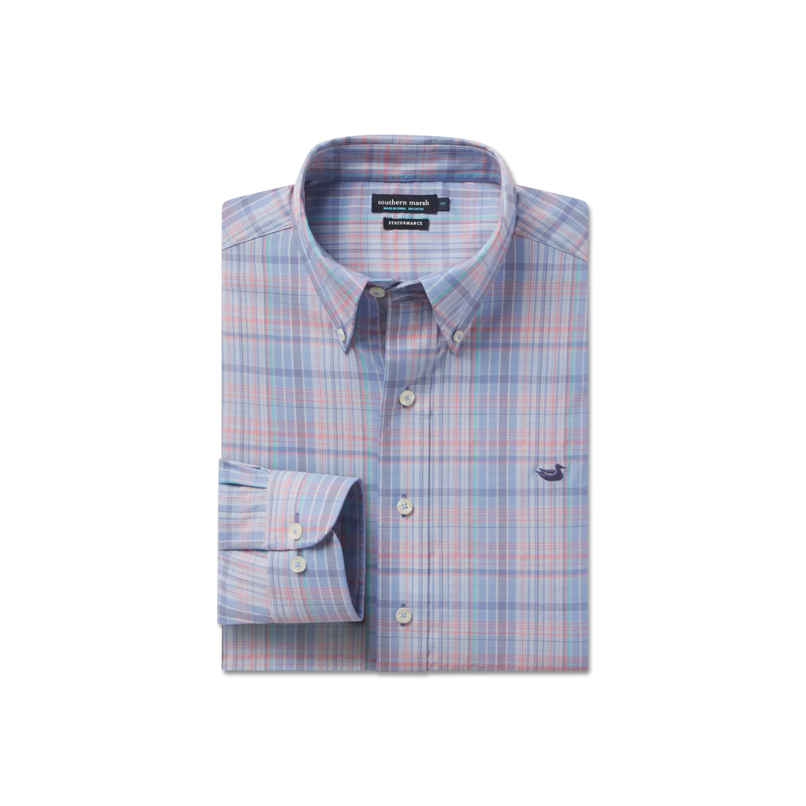 Southern Marsh 21 Hays Performance Check Dress Shirt