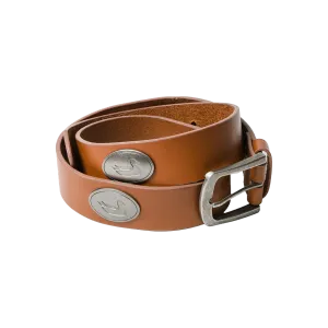 Southern Marsh 21 Heritage Medallion Leather Belt