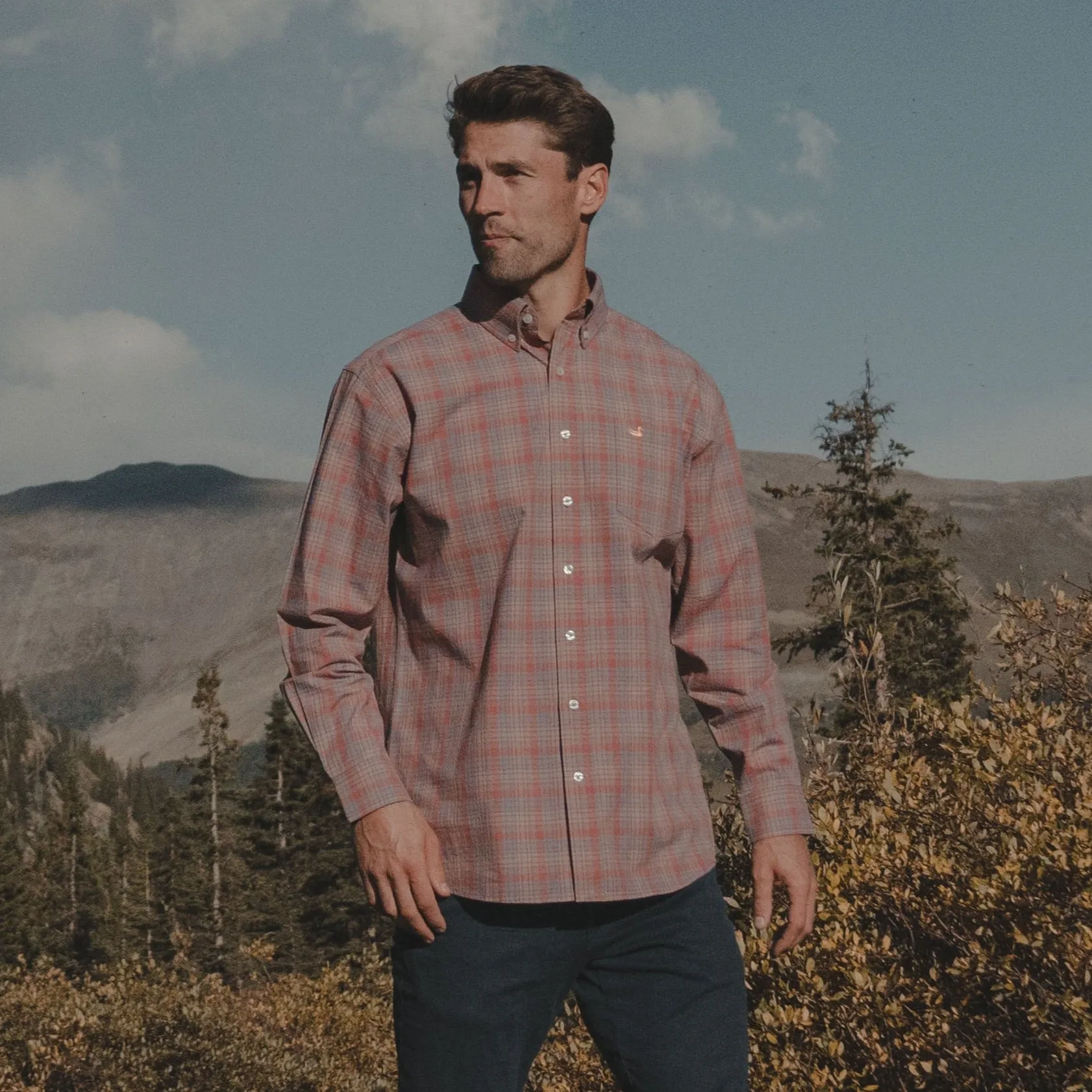 Southern Marsh 21 Holly Ridge Washed Dress Shirt
