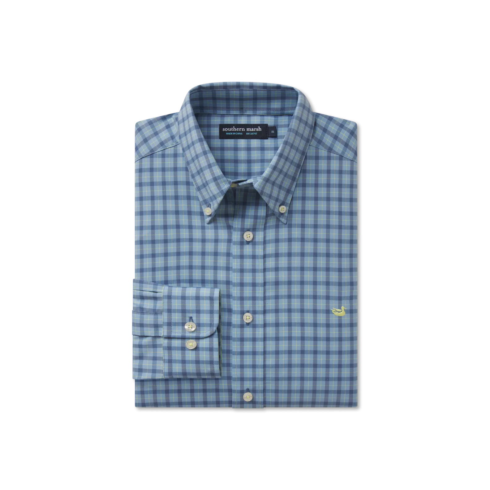 Southern Marsh 21 Idlewild Performance Gingham Dress Shirt