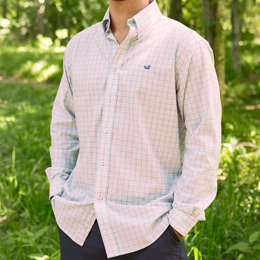Southern Marsh 21 Idlewild Performance Gingham Dress Shirt