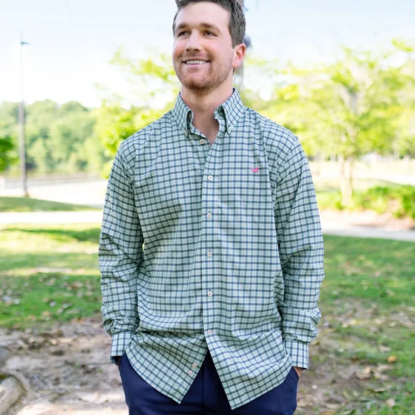 Southern Marsh 21 Idlewild Performance Gingham Dress Shirt