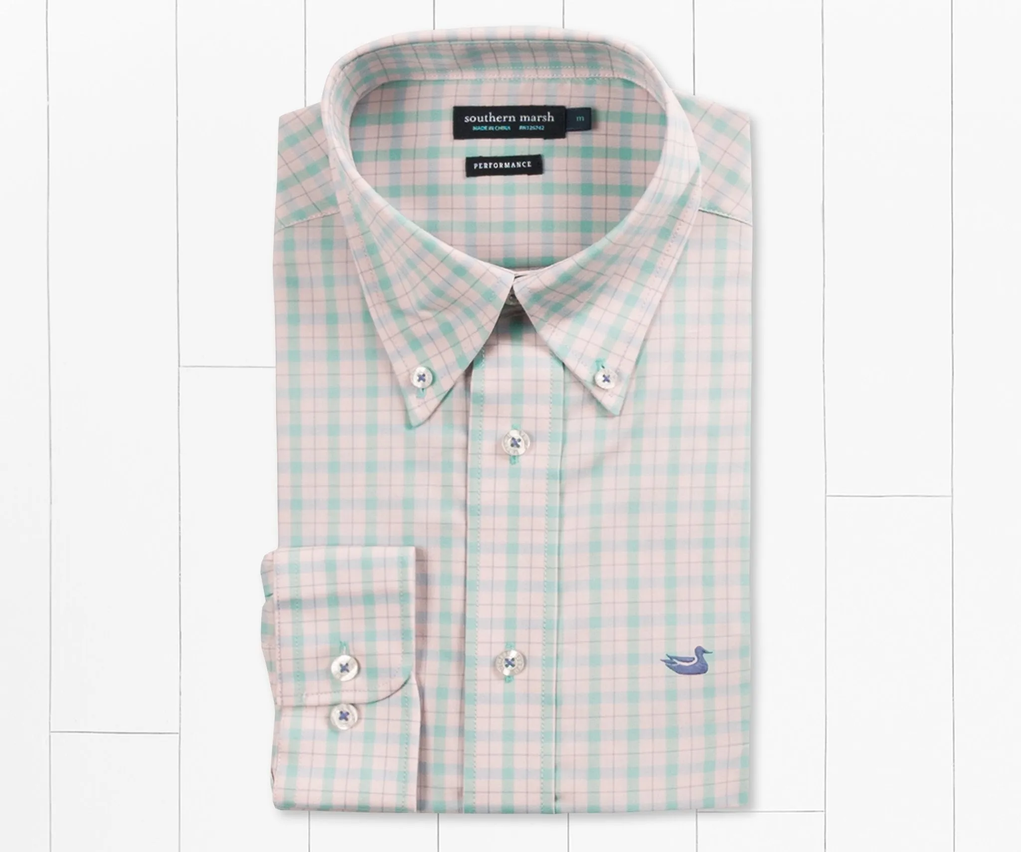 Southern Marsh 21 Idlewild Performance Gingham Dress Shirt
