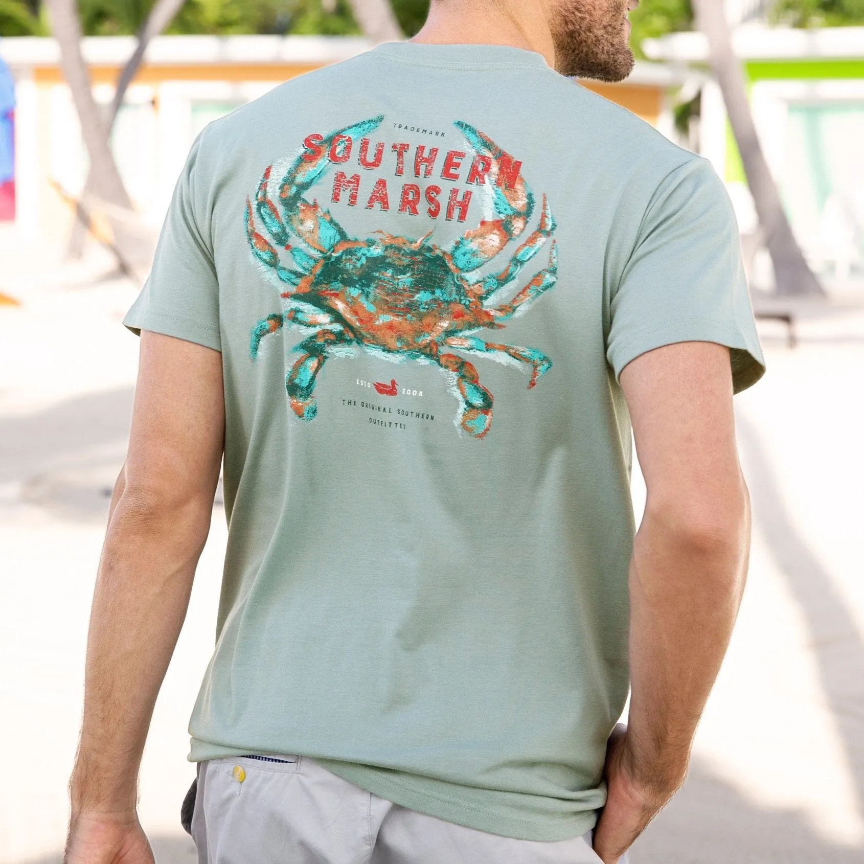 Southern Marsh 21 Impressions Tee - Crab