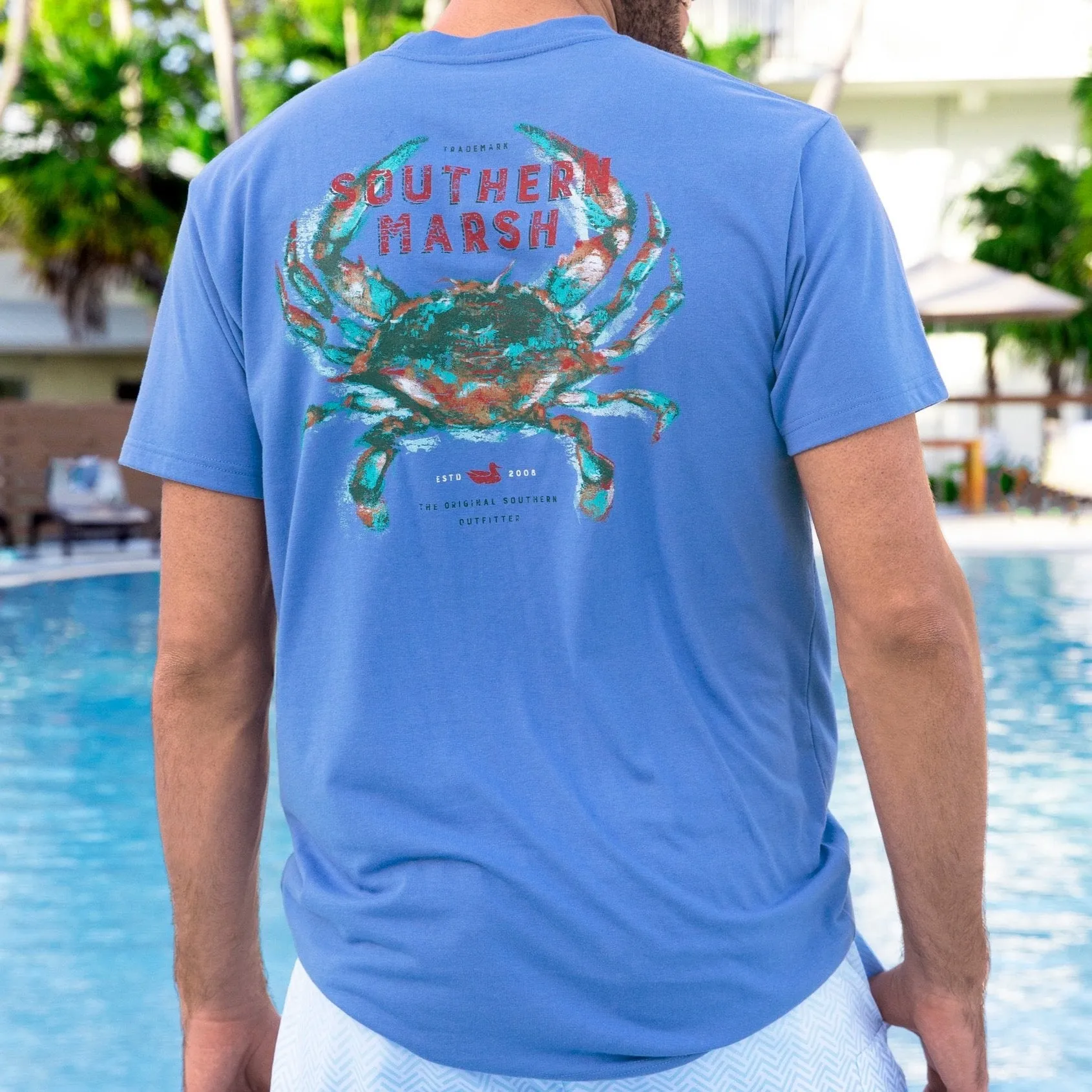 Southern Marsh 21 Impressions Tee - Crab
