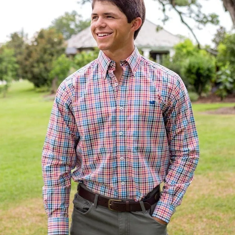 Southern Marsh 21 Juban Check Dress Shirt