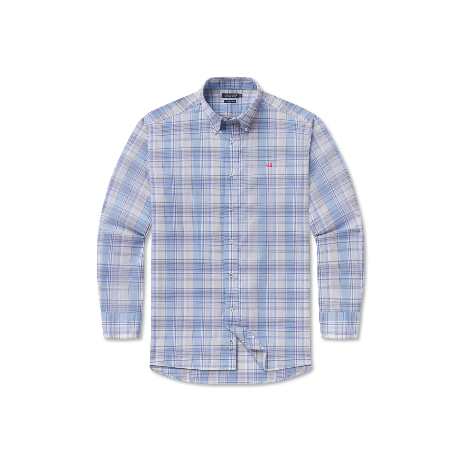 Southern Marsh 21 Kershaw Performance Plaid Dress Shirt