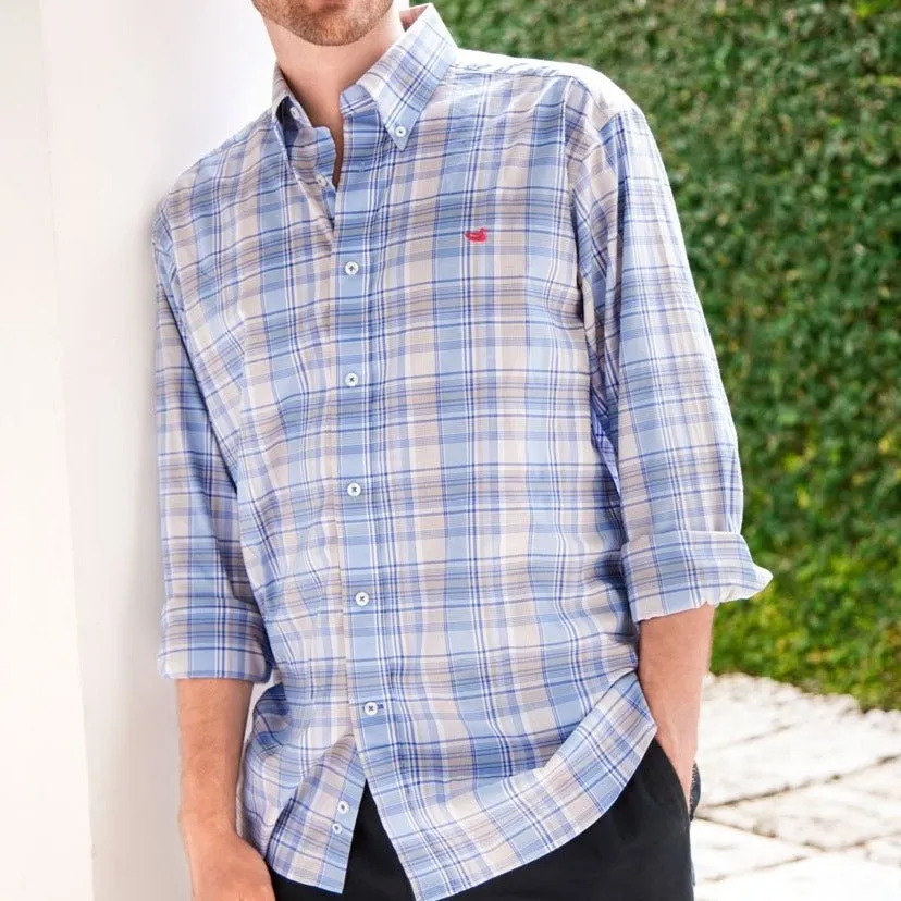 Southern Marsh 21 Kershaw Performance Plaid Dress Shirt
