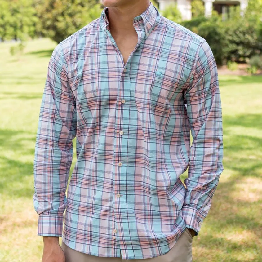 Southern Marsh 21 Kershaw Performance Plaid Dress Shirt