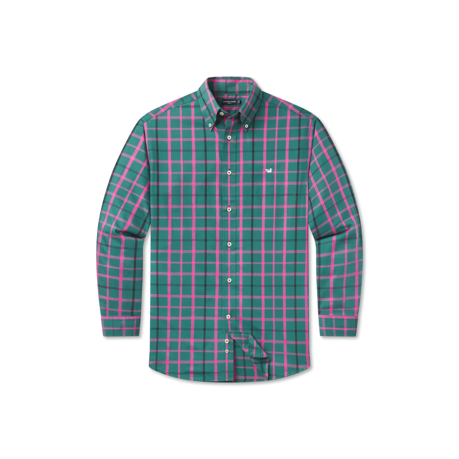 Southern Marsh 21 Lafitte Tattersall Dress Shirt