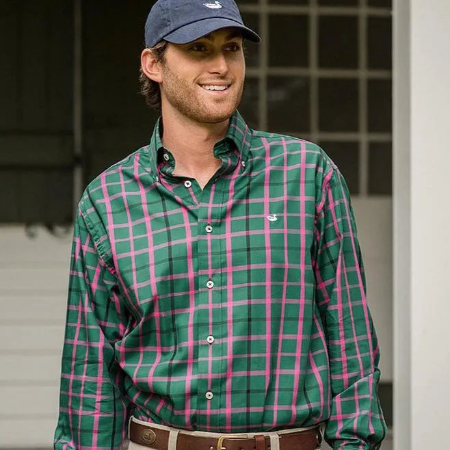 Southern Marsh 21 Lafitte Tattersall Dress Shirt