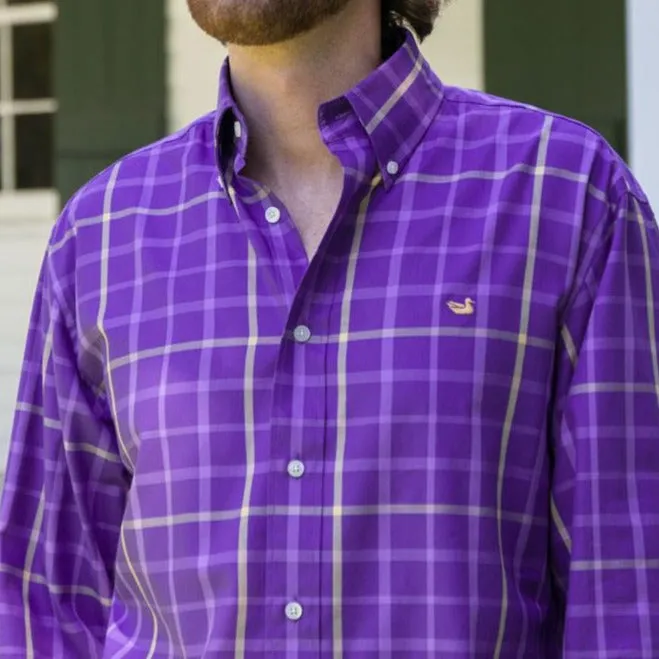 Southern Marsh 21 Lafitte Tattersall Dress Shirt