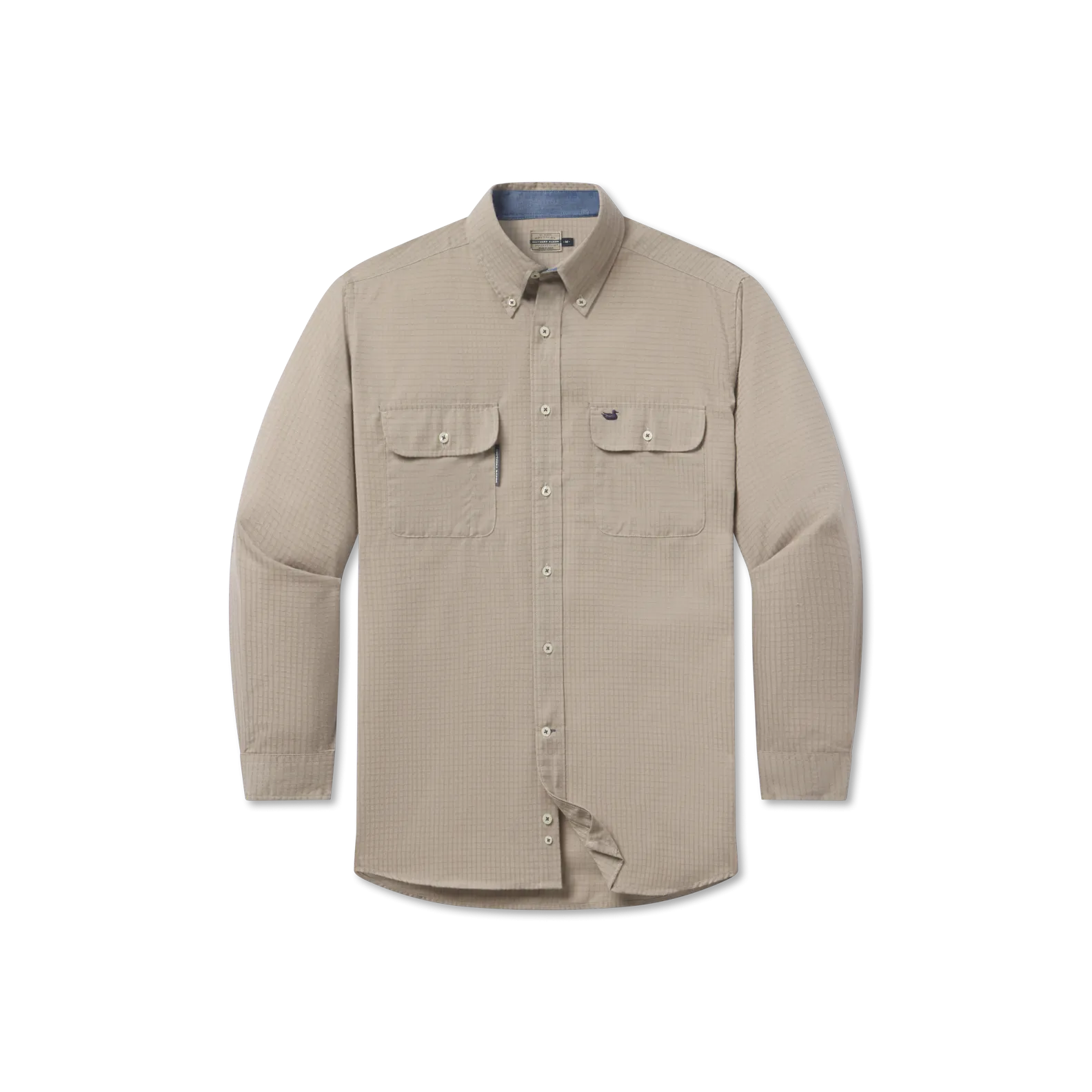 Southern Marsh 21 Leeward Textured Grid Shirt