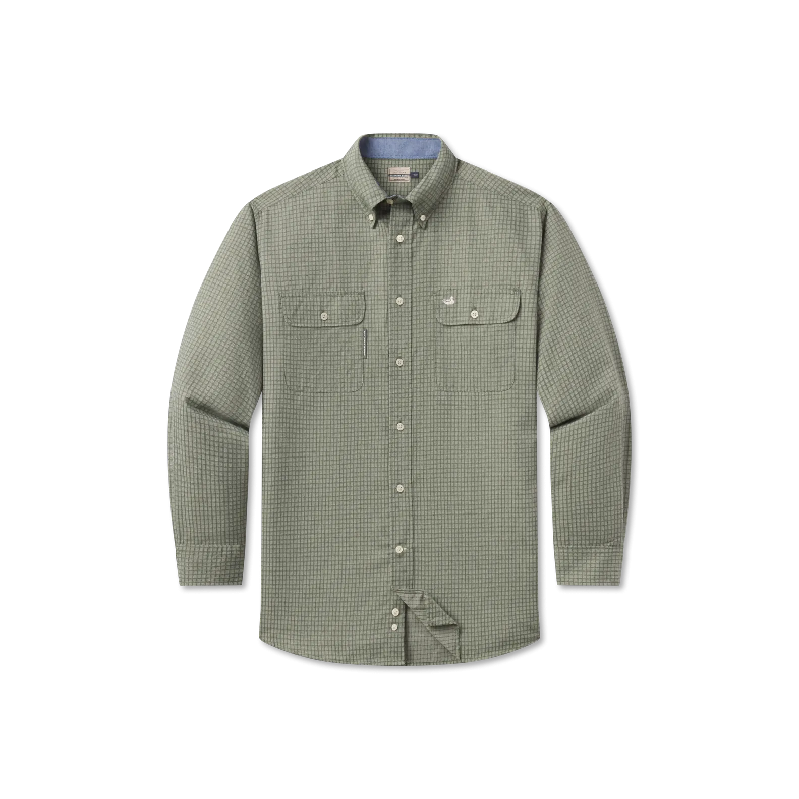 Southern Marsh 21 Leeward Textured Grid Shirt