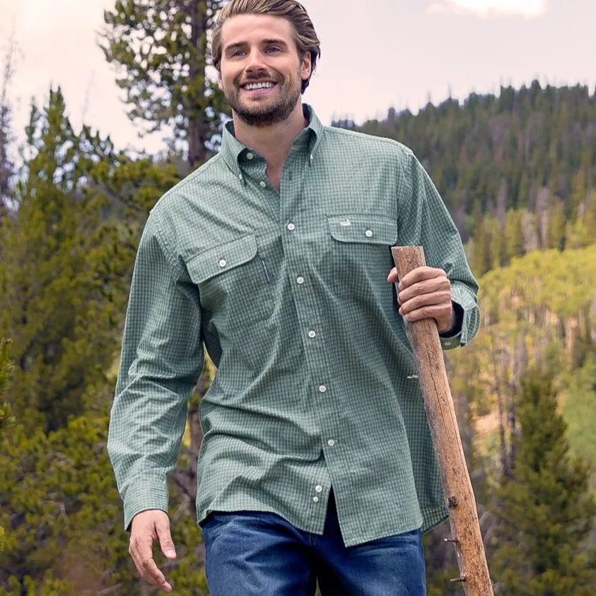 Southern Marsh 21 Leeward Textured Grid Shirt