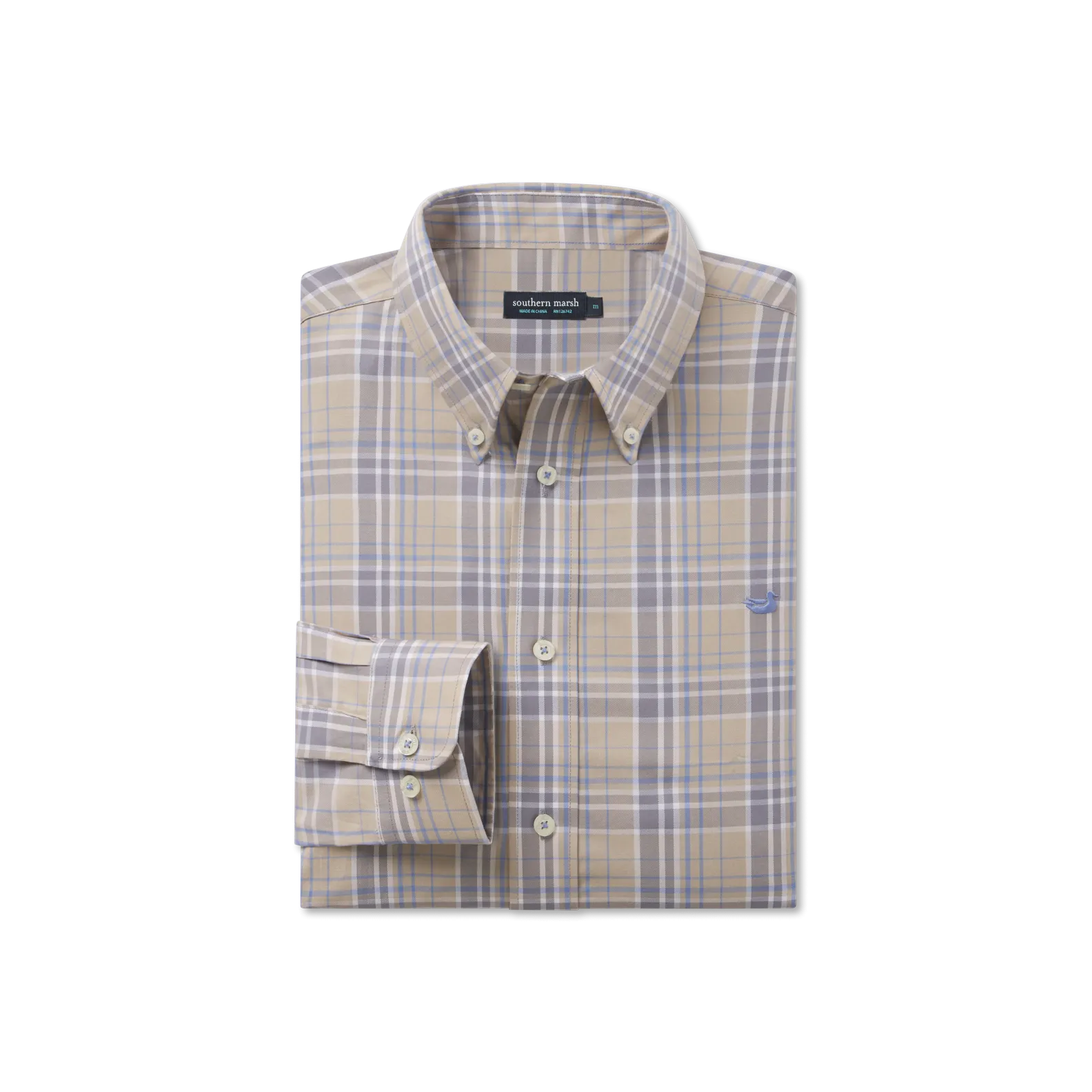 Southern Marsh 21 Lexington Windowpane Dress Shirt