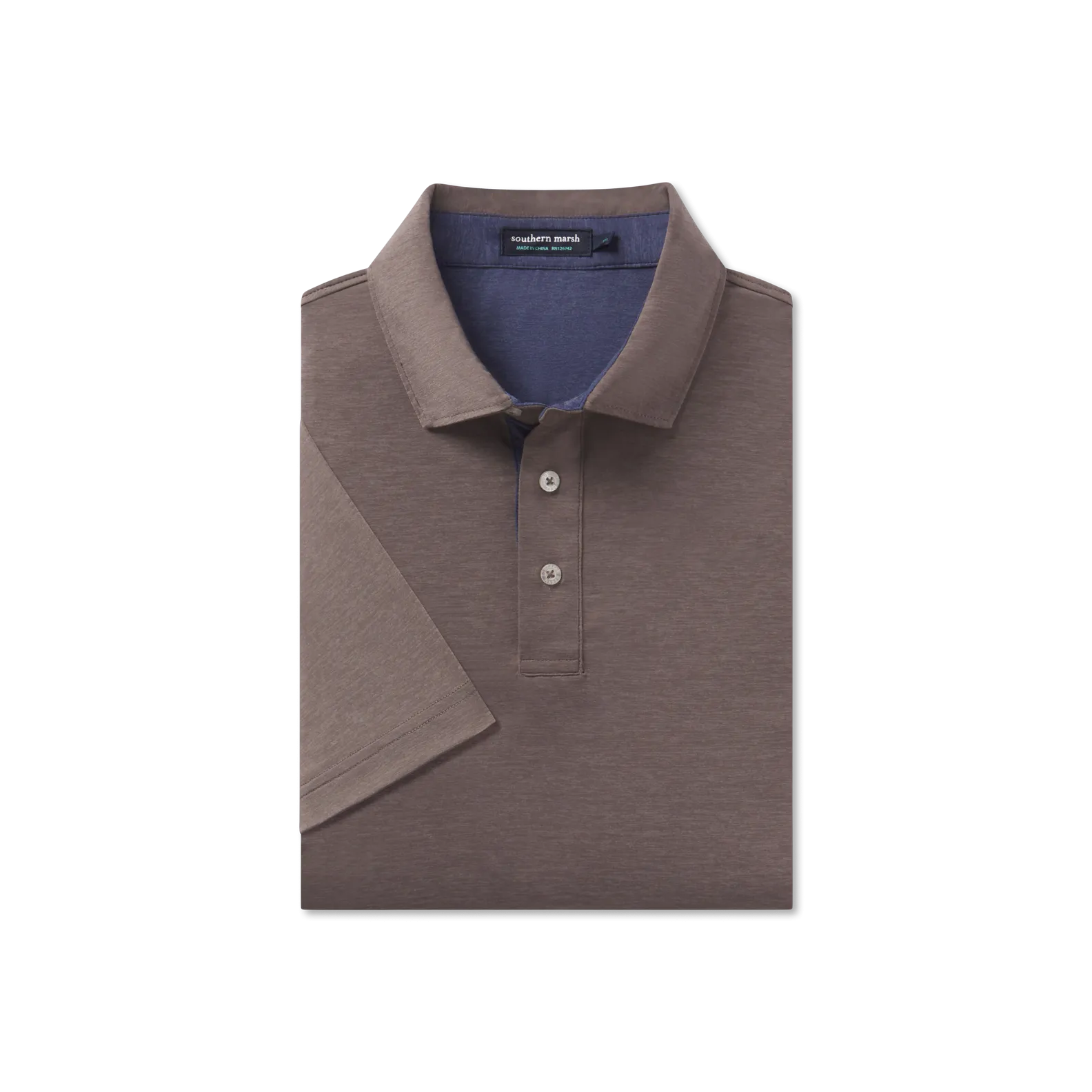 Southern Marsh 21 Lisbon Heather Performance Polo