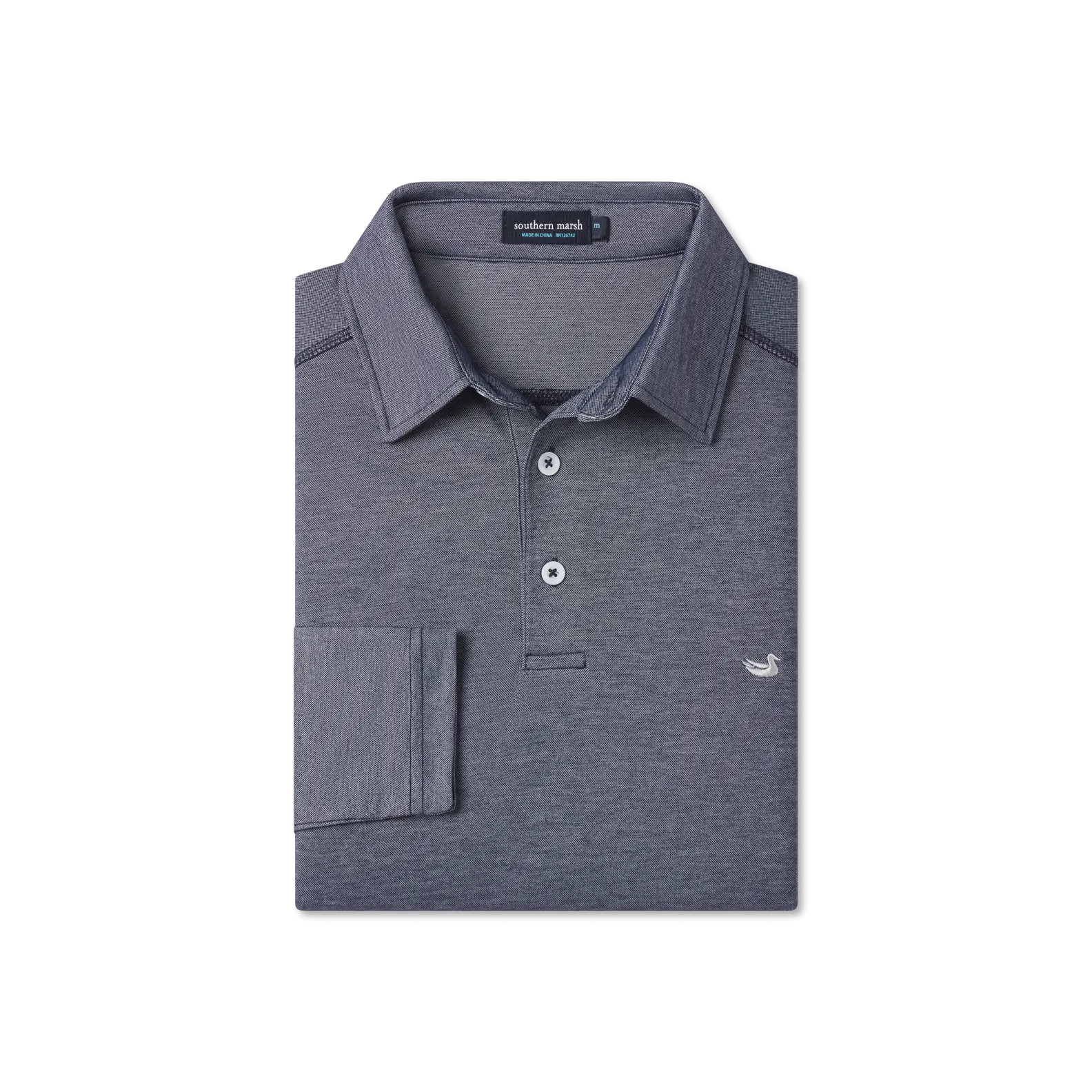 Southern Marsh 21 Long Sleeve Jackson Performance Polo