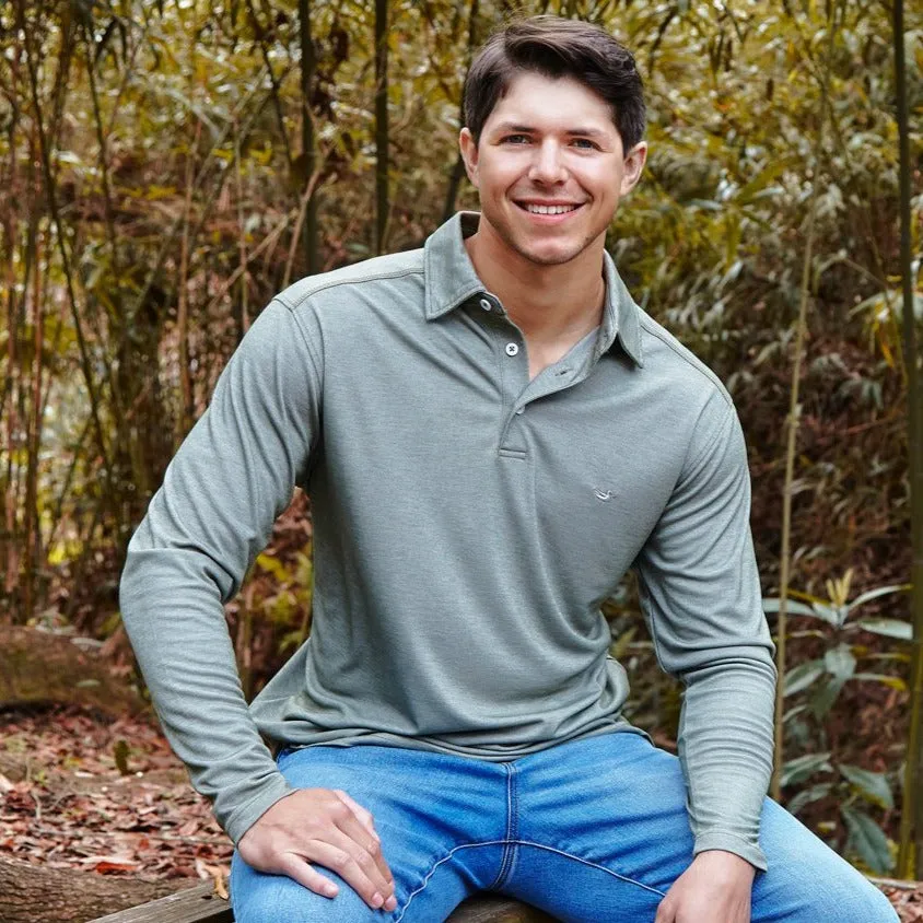 Southern Marsh 21 Long Sleeve Jackson Performance Polo