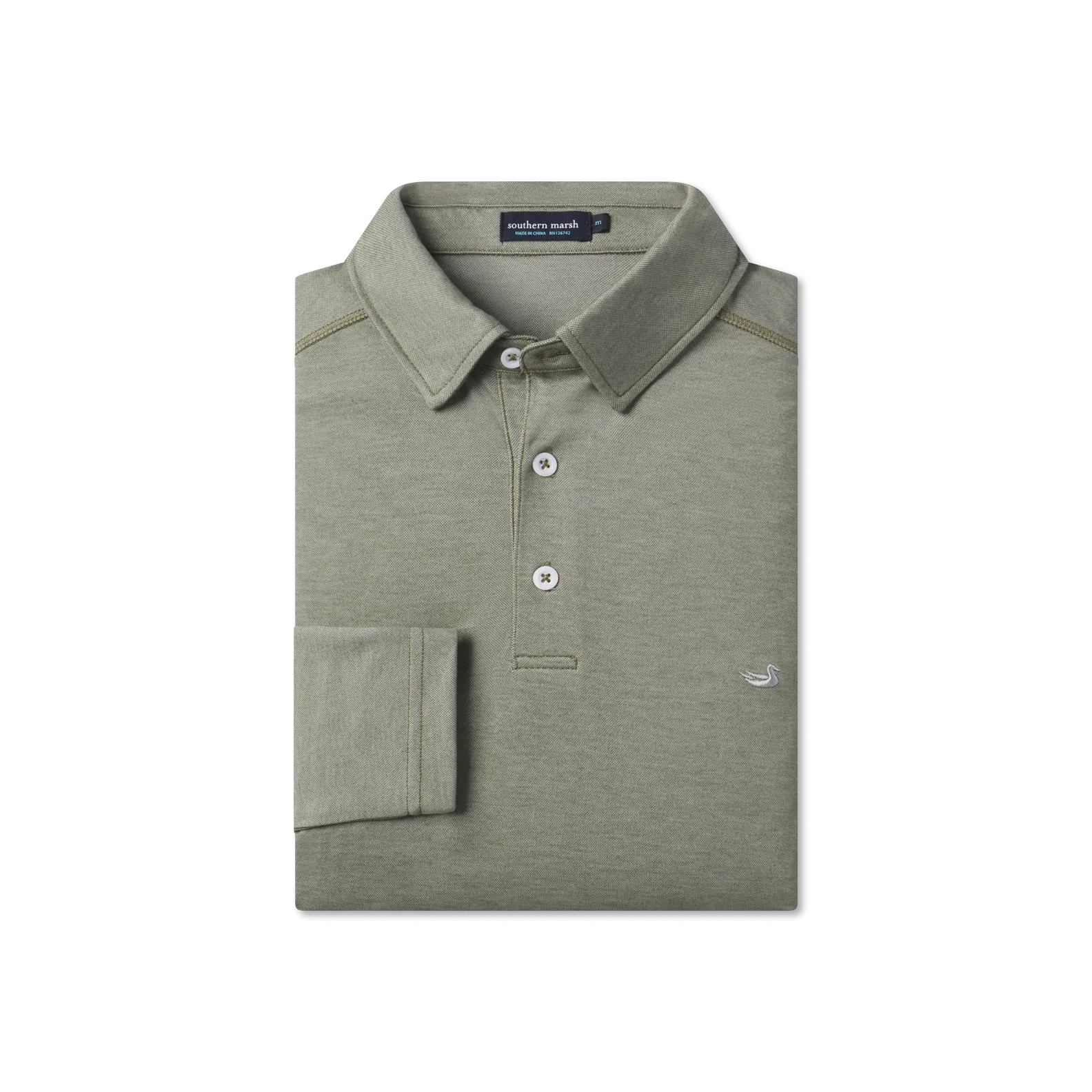 Southern Marsh 21 Long Sleeve Jackson Performance Polo