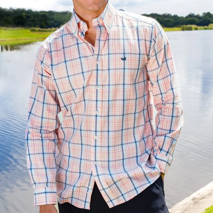 Southern Marsh 21 Mansur Windowpane Dress Shirt