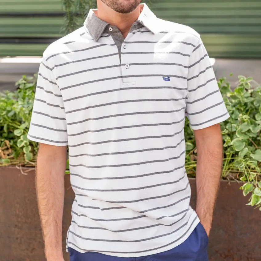 Southern Marsh 21 Marina Bay Stripe Polo