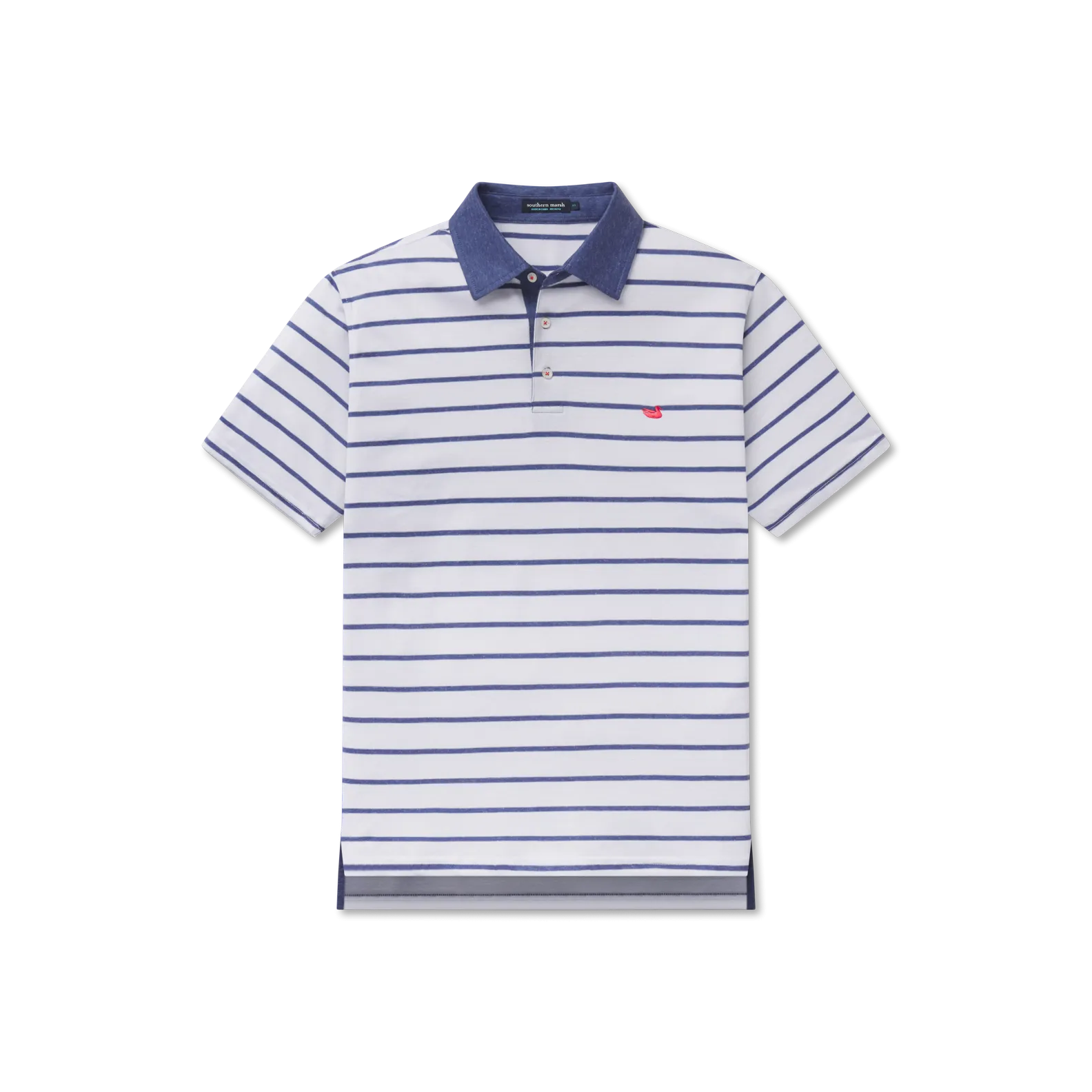 Southern Marsh 21 Marina Bay Stripe Polo