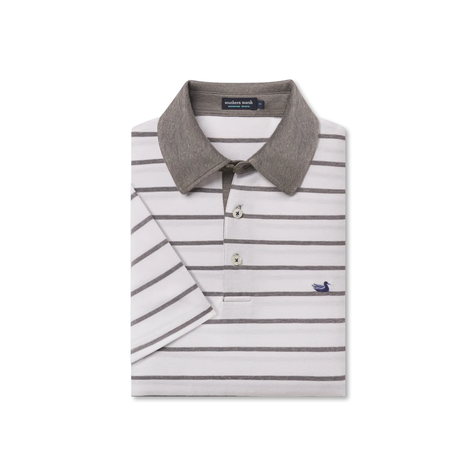 Southern Marsh 21 Marina Bay Stripe Polo