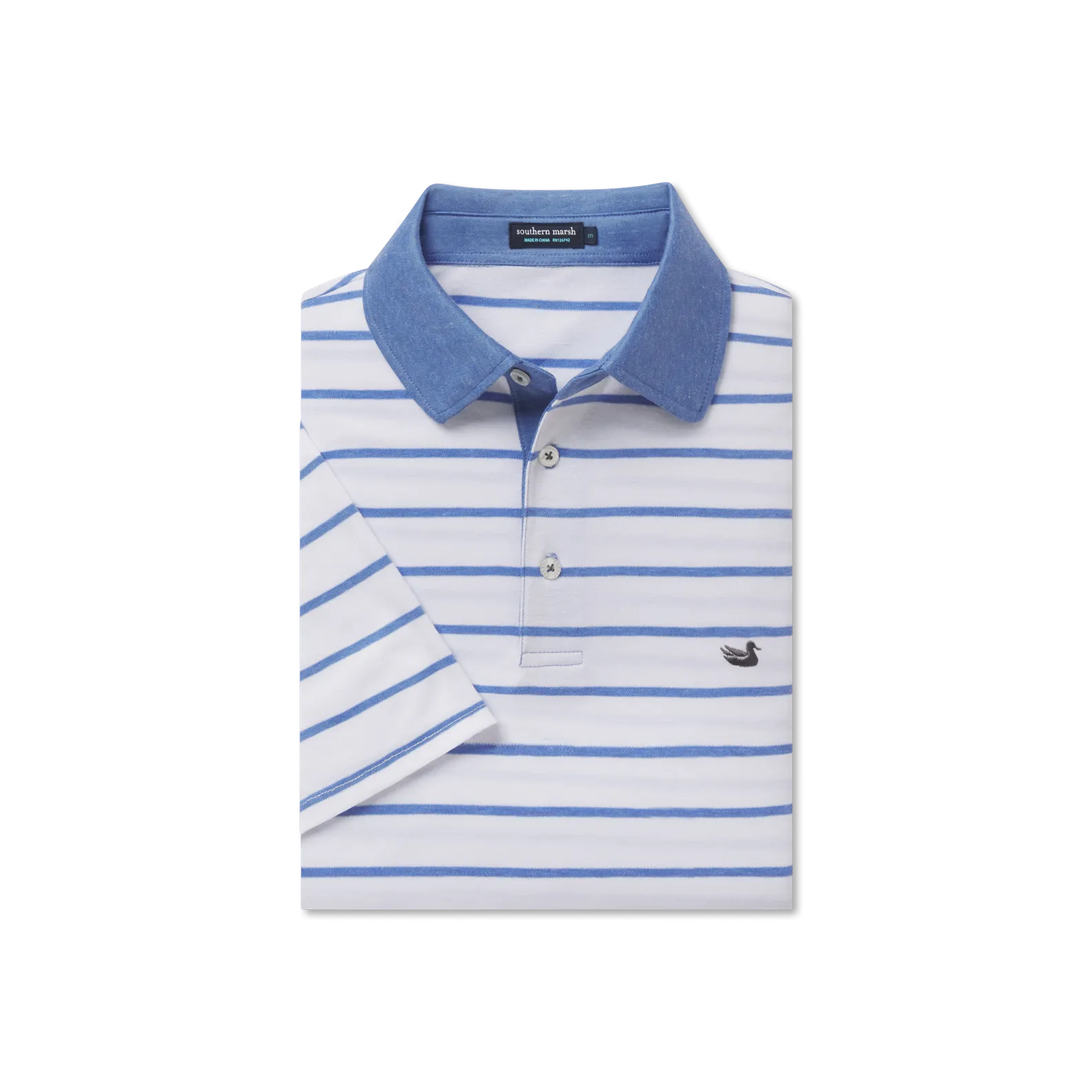 Southern Marsh 21 Marina Bay Stripe Polo