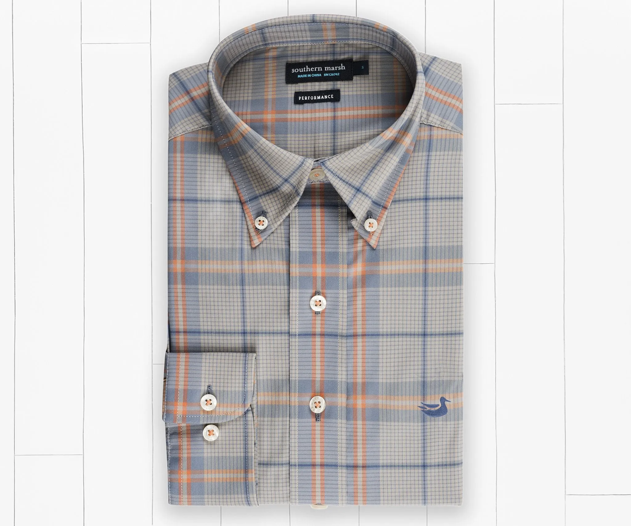 Southern Marsh 21 Marion Performance Plaid Dress Shirt