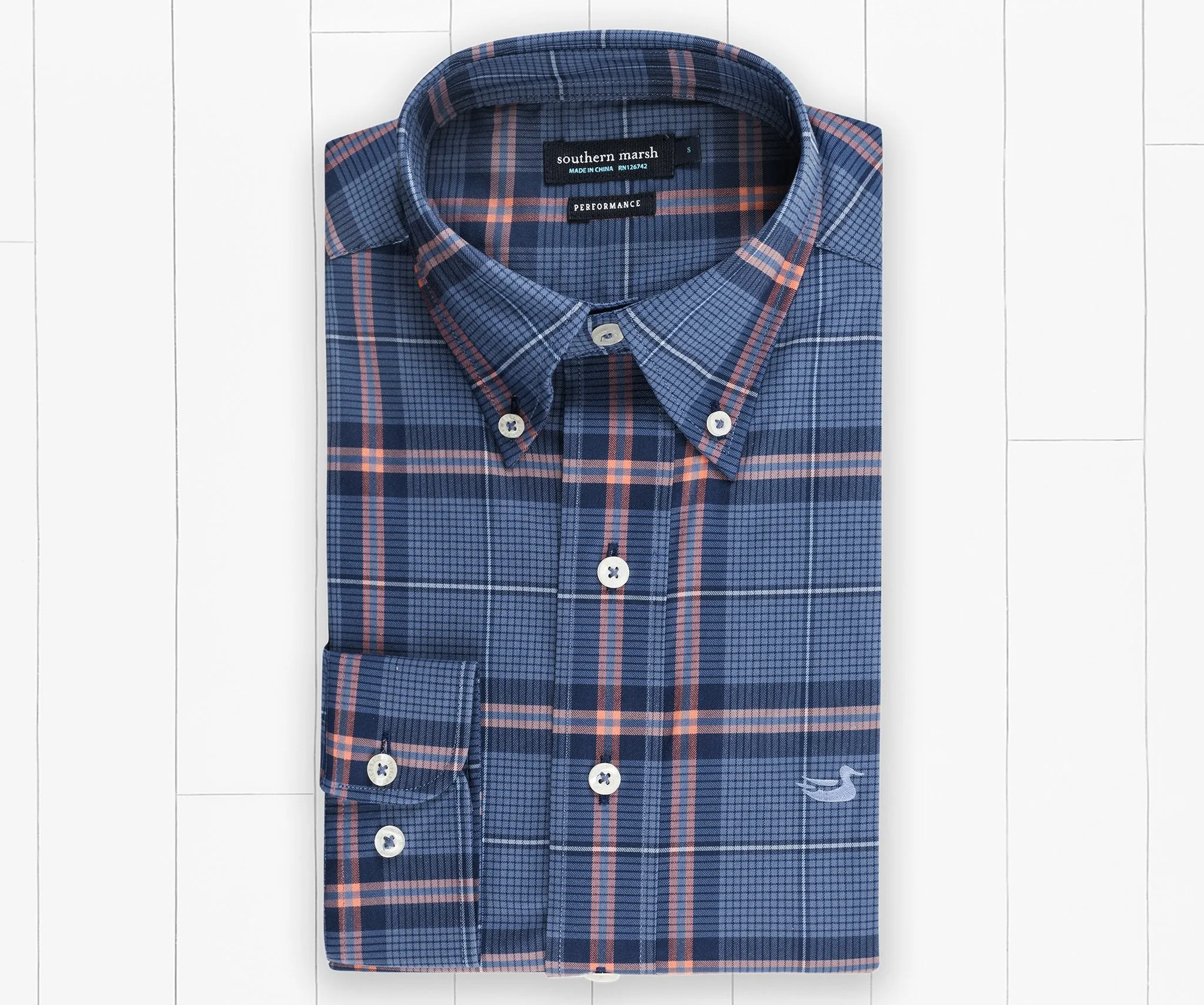 Southern Marsh 21 Marion Performance Plaid Dress Shirt