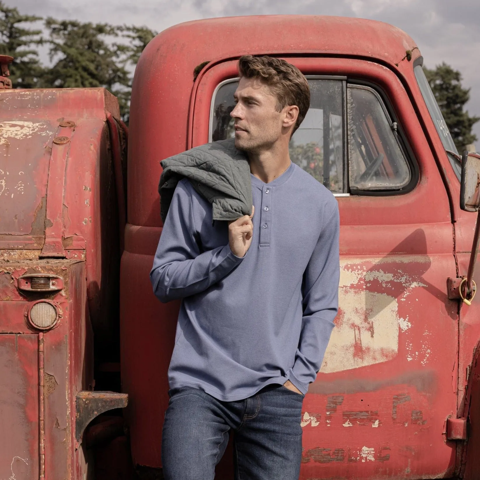 Southern Marsh 21 MarshLUX Henley Performance Shirt