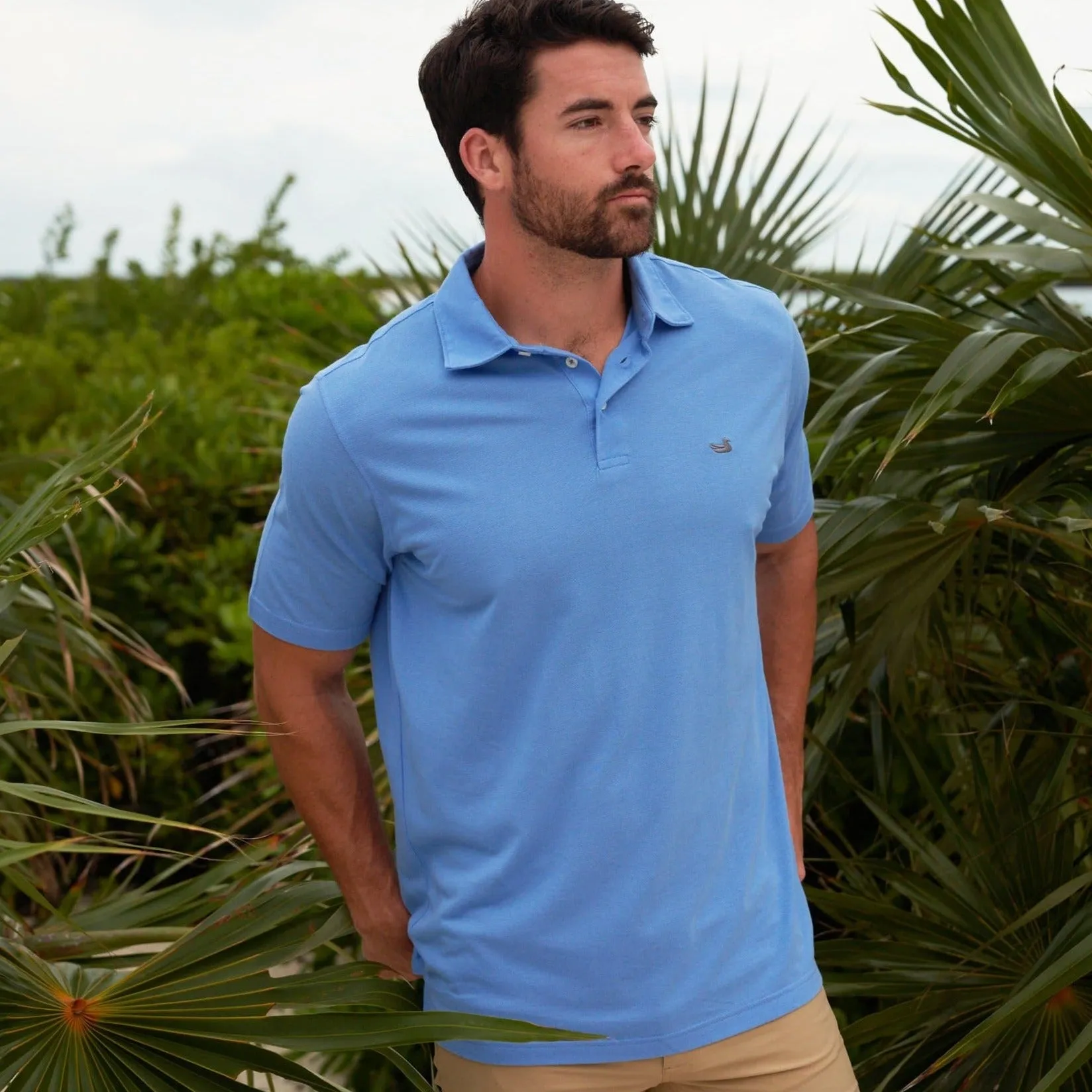 Southern Marsh 21 MarshLUX Mangrove Pique Polo