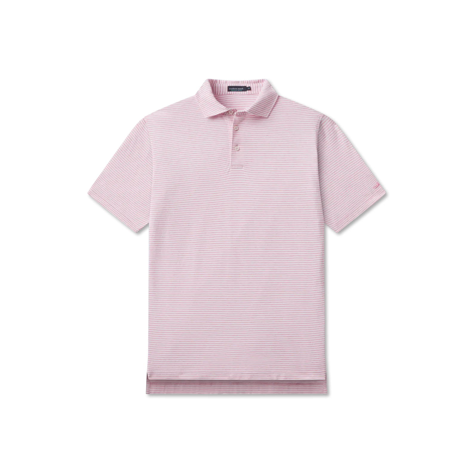 Southern Marsh 21 MarshLUX Mangrove Stripe Pique Polo