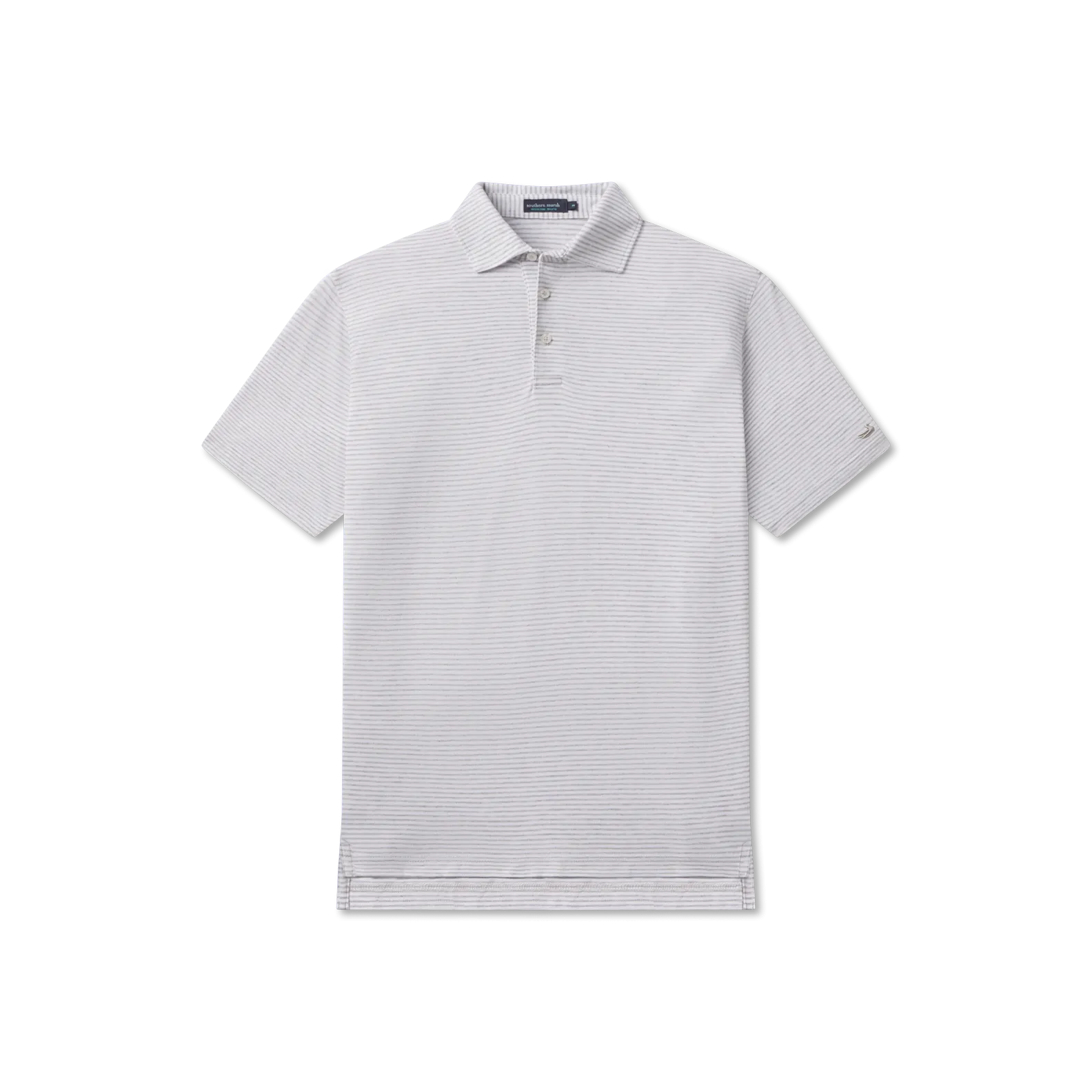 Southern Marsh 21 MarshLUX Mangrove Stripe Pique Polo