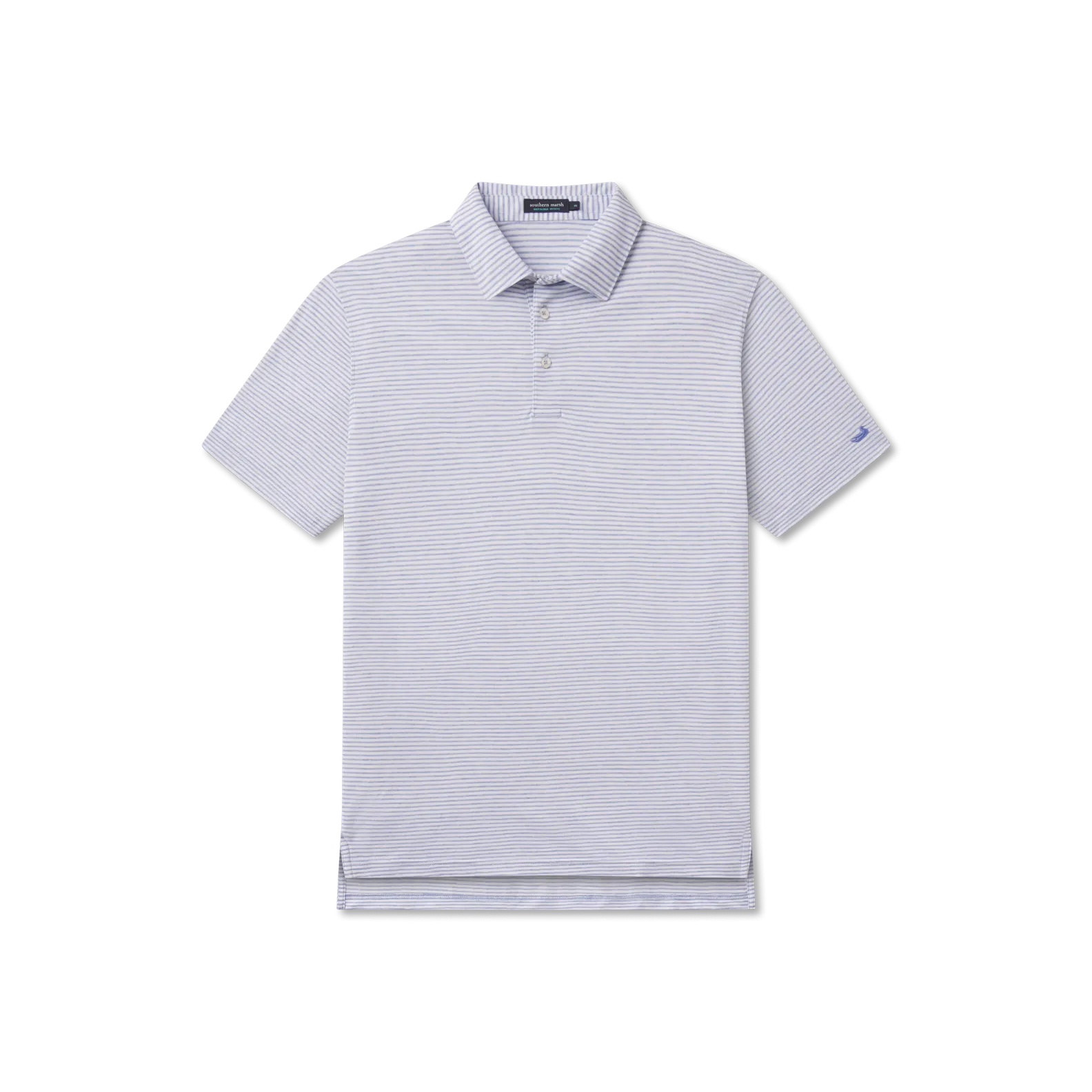 Southern Marsh 21 MarshLUX Mangrove Stripe Pique Polo
