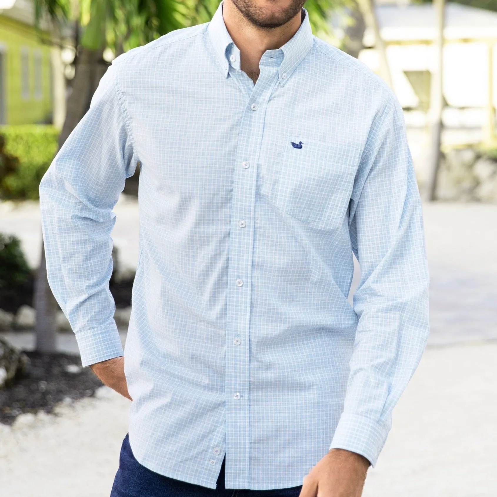 Southern Marsh 21 Mattox Relaxed Check Dress Shirt