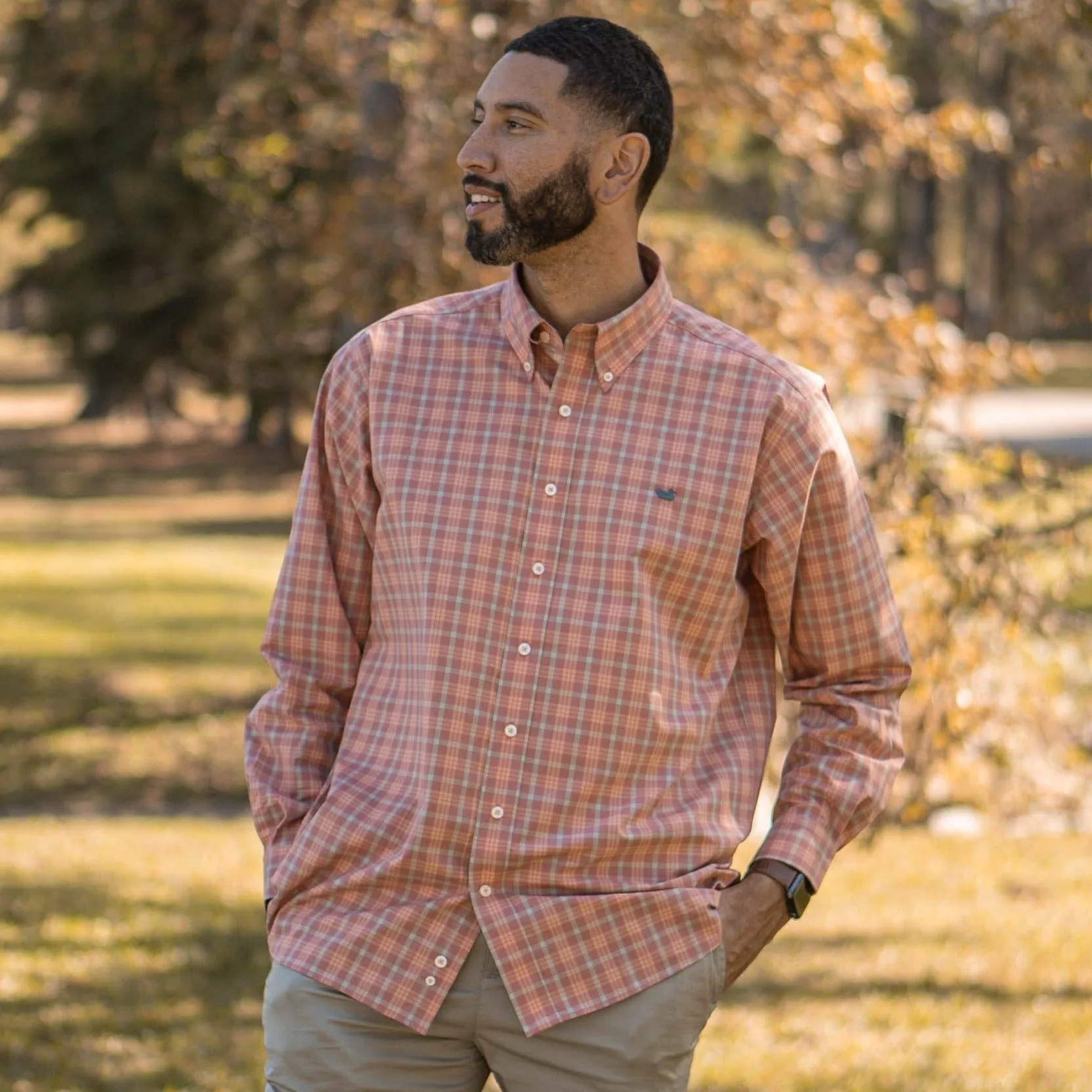 Southern Marsh 21 Middleton Windowpane Dress Shirt